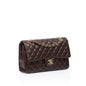 Chanel Classic Flap Lambskin Brown Shoulder Bag Style 5