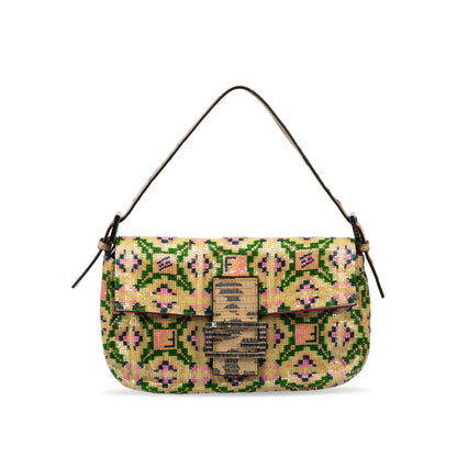 Fendi Baguette Red Shoulder Bag Style 29