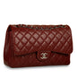 Chanel Classic Flap Caviar Silver Shoulder Bag Style 4