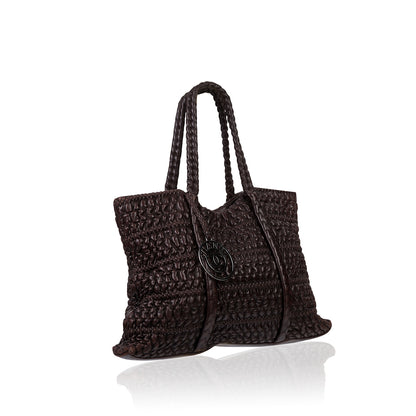 Chanel Interwoven Leather Tote