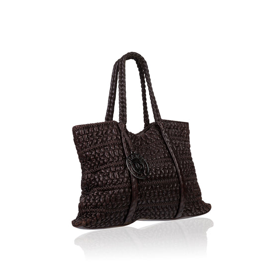 Chanel Interwoven Leather Tote