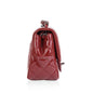 Chanel Classic Flap Patent Leather Silver Shoulder Bag Style 2