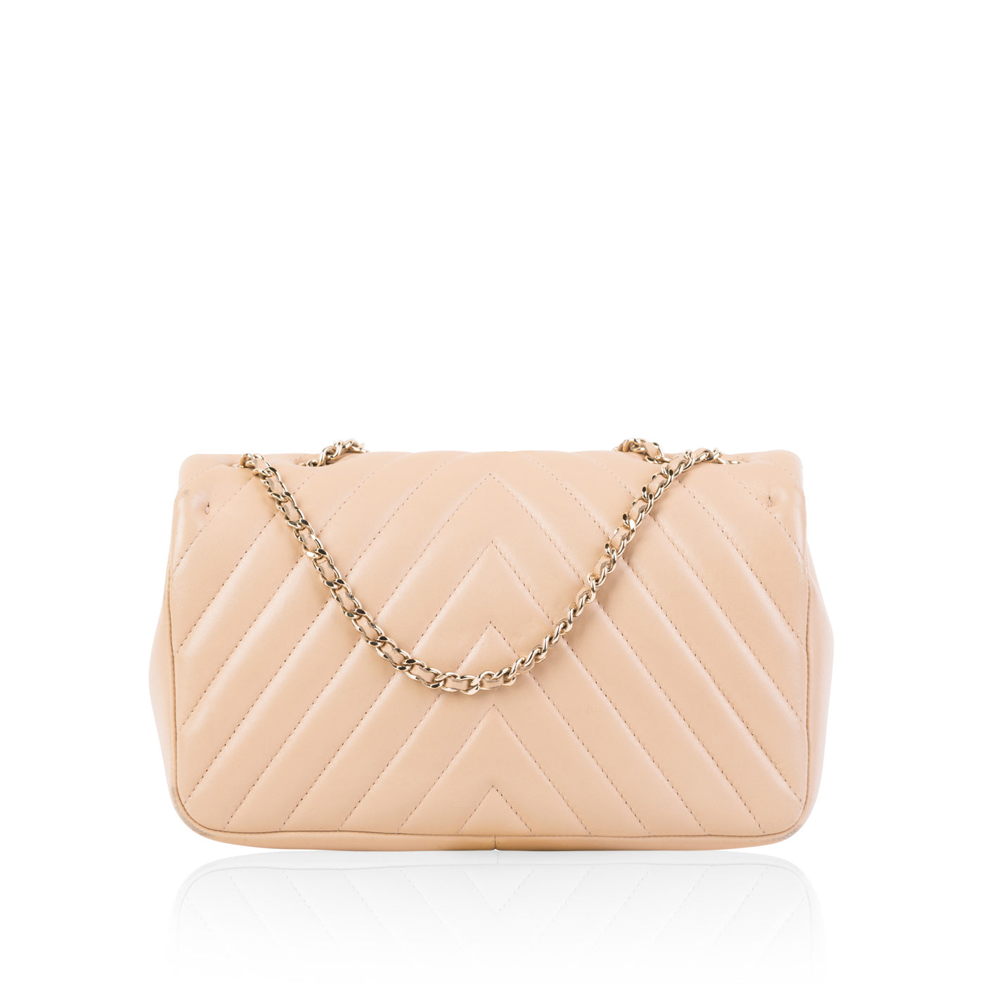 Chanel Classic Flap Lambskin Gold Shoulder Bag Style 8
