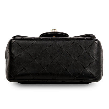 Chanel Classic Flap Lambskin Black Shoulder Bag Style 240