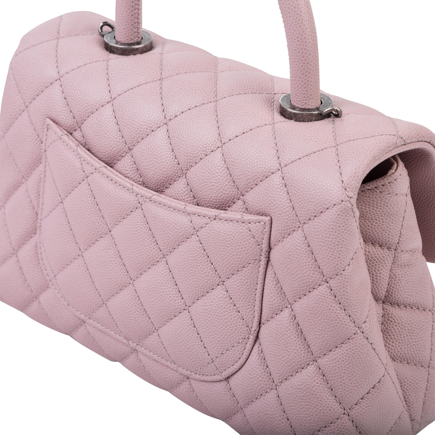 Chanel Coco Handle Caviar Pink Shoulder Bag