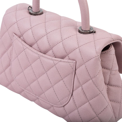 Chanel Coco Handle Caviar Pink Shoulder Bag
