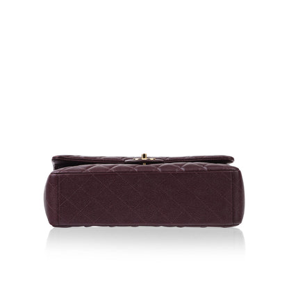 Chanel Classic Flap Caviar Gold Shoulder Bag Style 38
