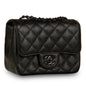 Chanel Classic Flap Bag - Mini Square - So Black