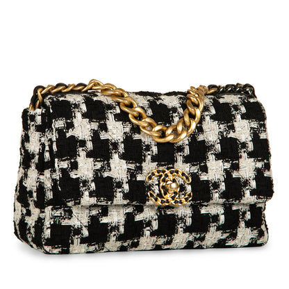 Chanel Chanel 19 Tweed Black Shoulder Bag Style 8