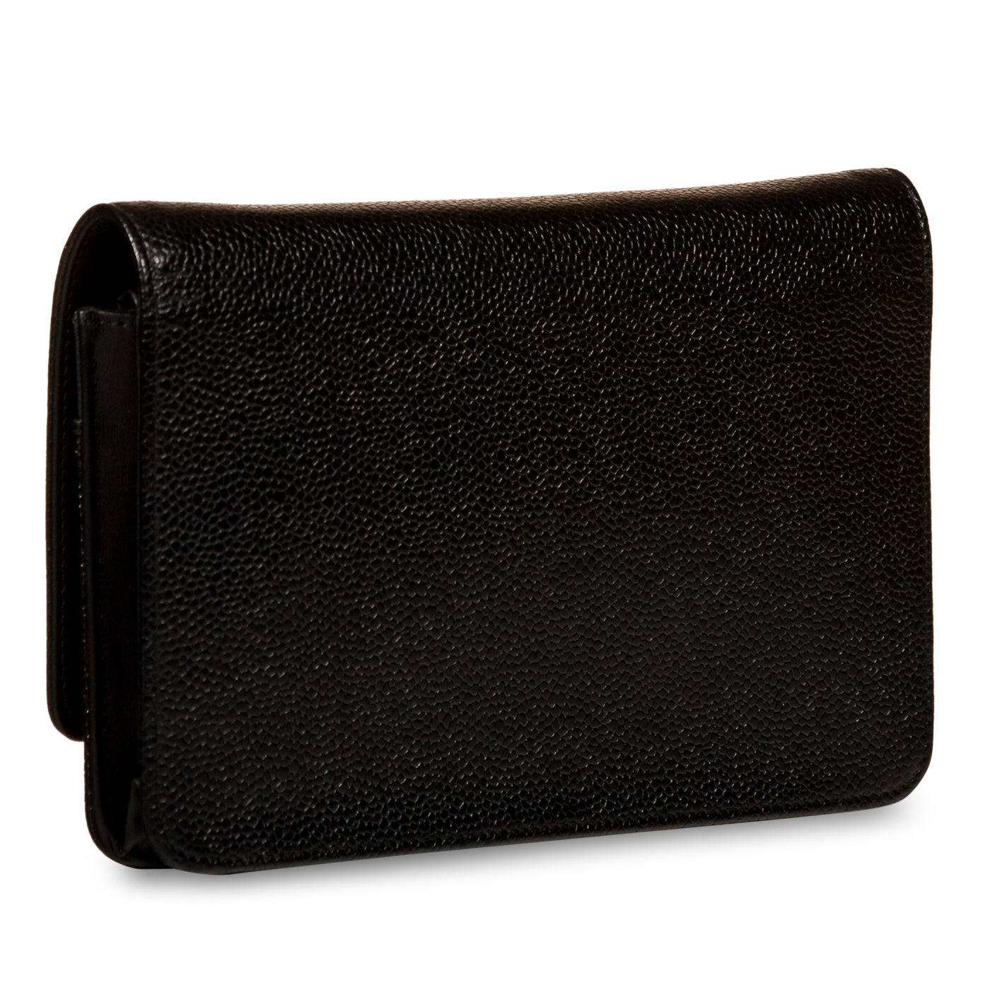 Chanel Wallet On Chain Caviar Black Crossbody Caviar
