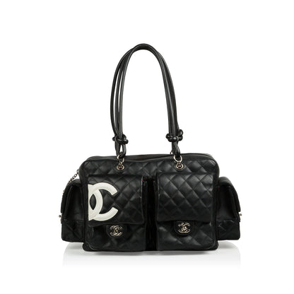 Chanel Cambon Lambskin Black Handbag Style 3