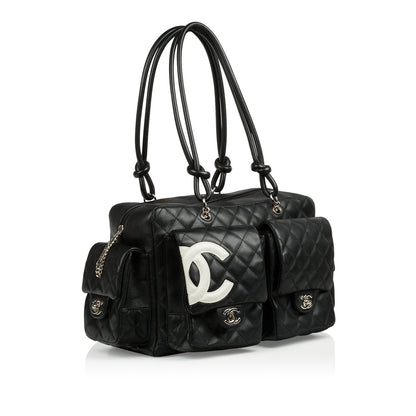Chanel Cambon Lambskin Black Handbag Style 3