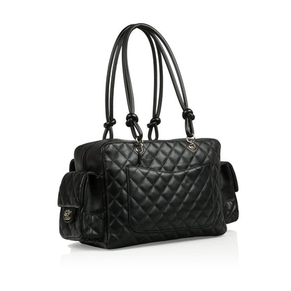 Chanel Cambon Lambskin Black Handbag Style 3