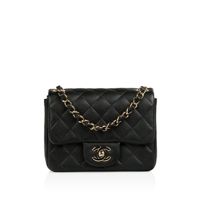 Chanel Classic Flap Caviar Black Shoulder Bag Style 100