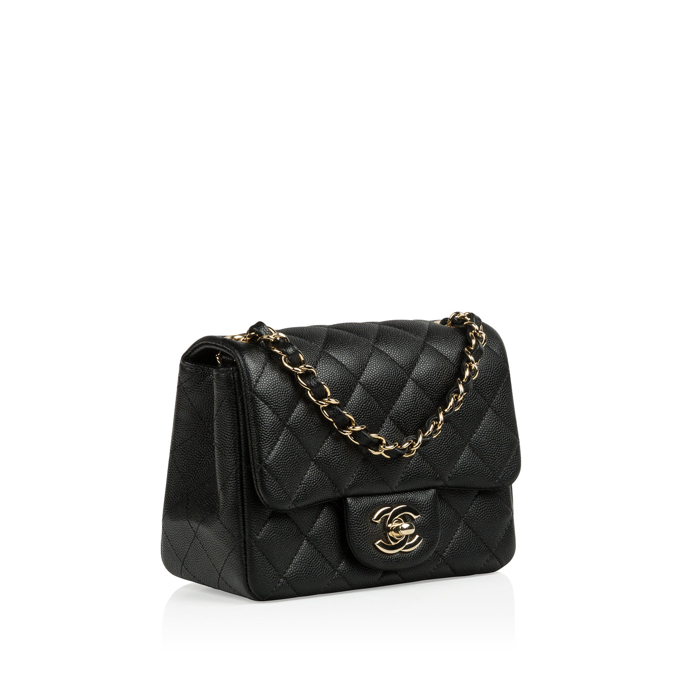 Chanel Classic Flap Caviar Black Shoulder Bag Style 100