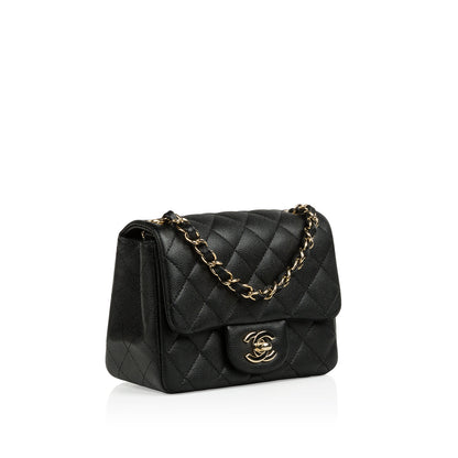Chanel Classic Flap Caviar Black Shoulder Bag Style 100