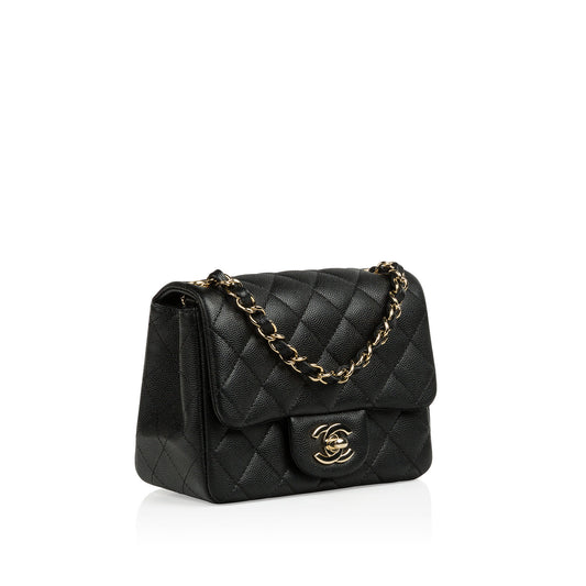 Chanel Classic Flap Caviar Black Shoulder Bag Style 100