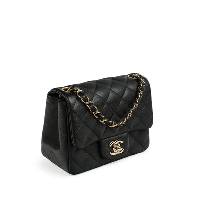 Chanel Classic Flap Caviar Black Shoulder Bag Style 100