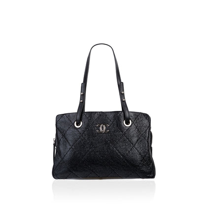 Chanel Glazed Leather Shopping Tote