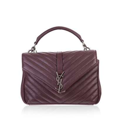 Saint Laurent Luxury Leather Red Handbag Style 34