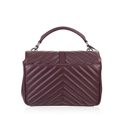 Saint Laurent Luxury Leather Red Handbag Style 34