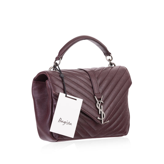 Saint Laurent Luxury Leather Red Handbag Style 34