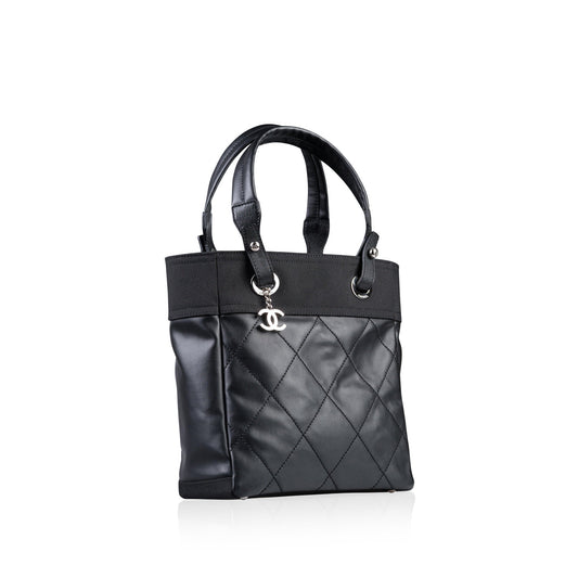 Chanel Luxury Canvas Black Tote Bag