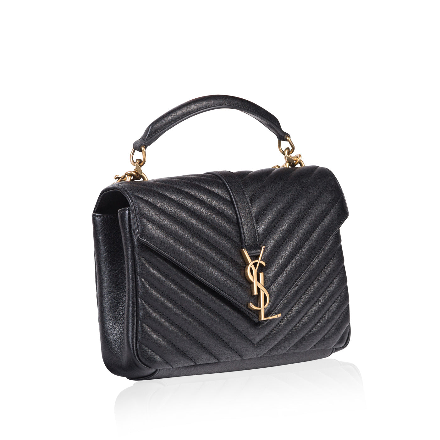 Saint Laurent Luxury Leather Red Handbag Style 33