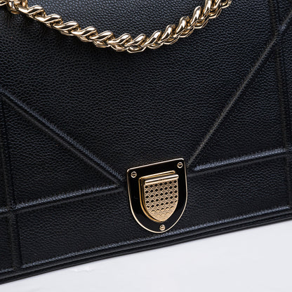 Dior Chain Leather Tote Bag