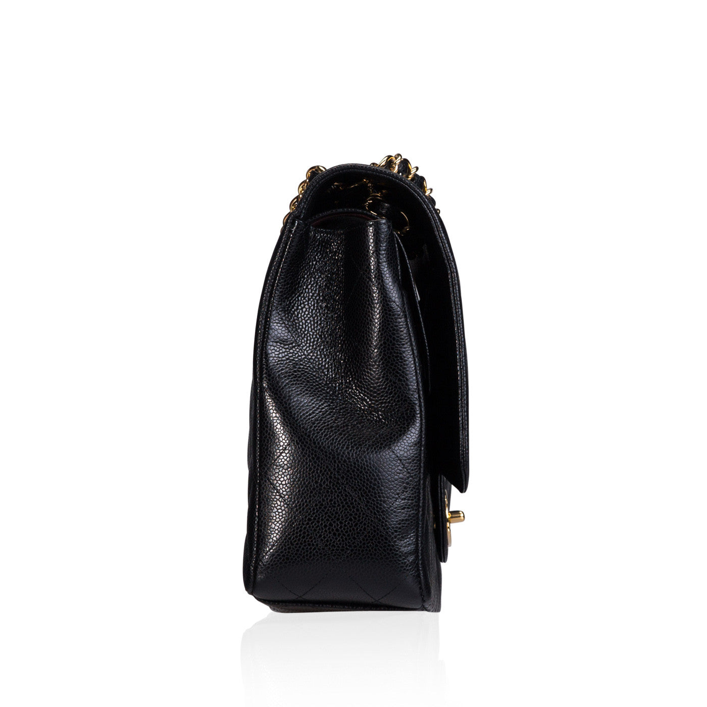 Chanel Classic Flap Caviar Black Shoulder Bag Style 135