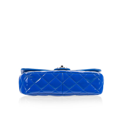 Chanel Classic Flap Patent Leather Black Shoulder Bag Style 16