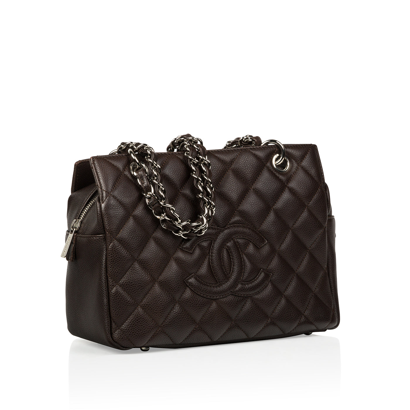 Chanel Timeless Caviar Brown Tote Bag Caviar
