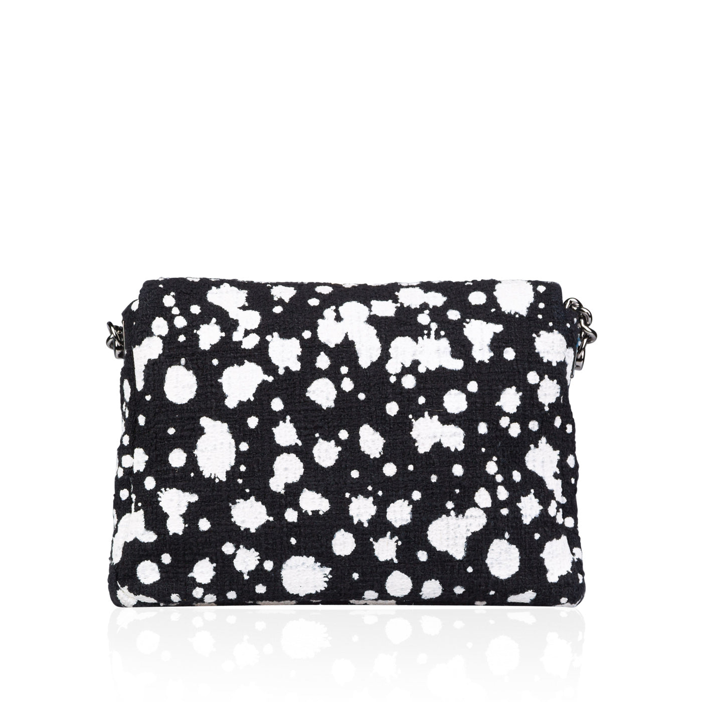 Chanel Boy Tweed Black Shoulder Bag
