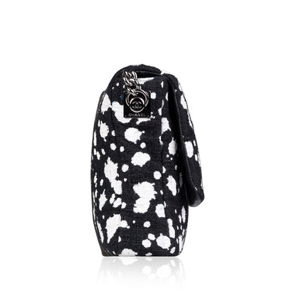 Chanel Boy Tweed Black Shoulder Bag