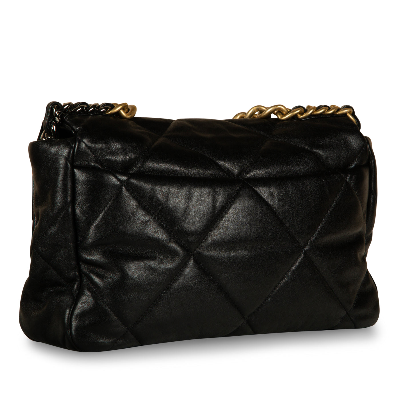 Chanel Chanel 19 Lambskin Black Shoulder Bag Style 23