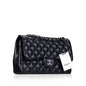 Chanel Classic Flap Lambskin Black Shoulder Bag Style 277