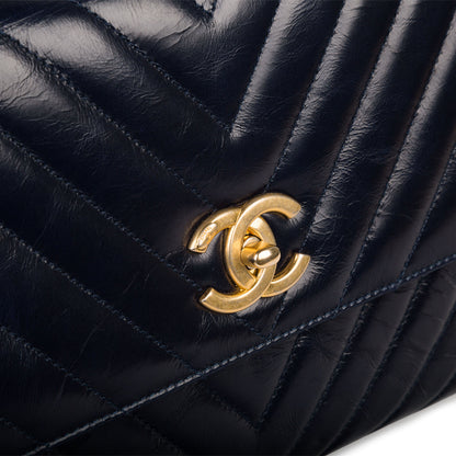 Chanel Coco Handle Calfskin Gold Shoulder Bag Calfskin