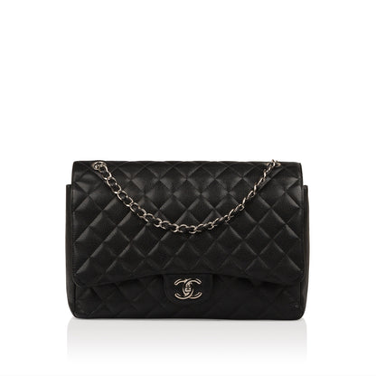 Chanel Classic Flap Caviar Black Shoulder Bag Style 127