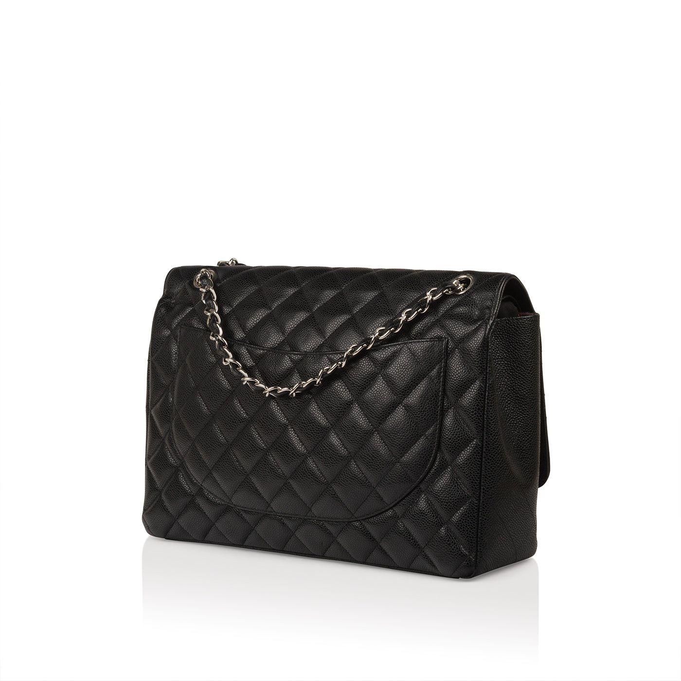 Chanel Classic Flap Caviar Black Shoulder Bag Style 127