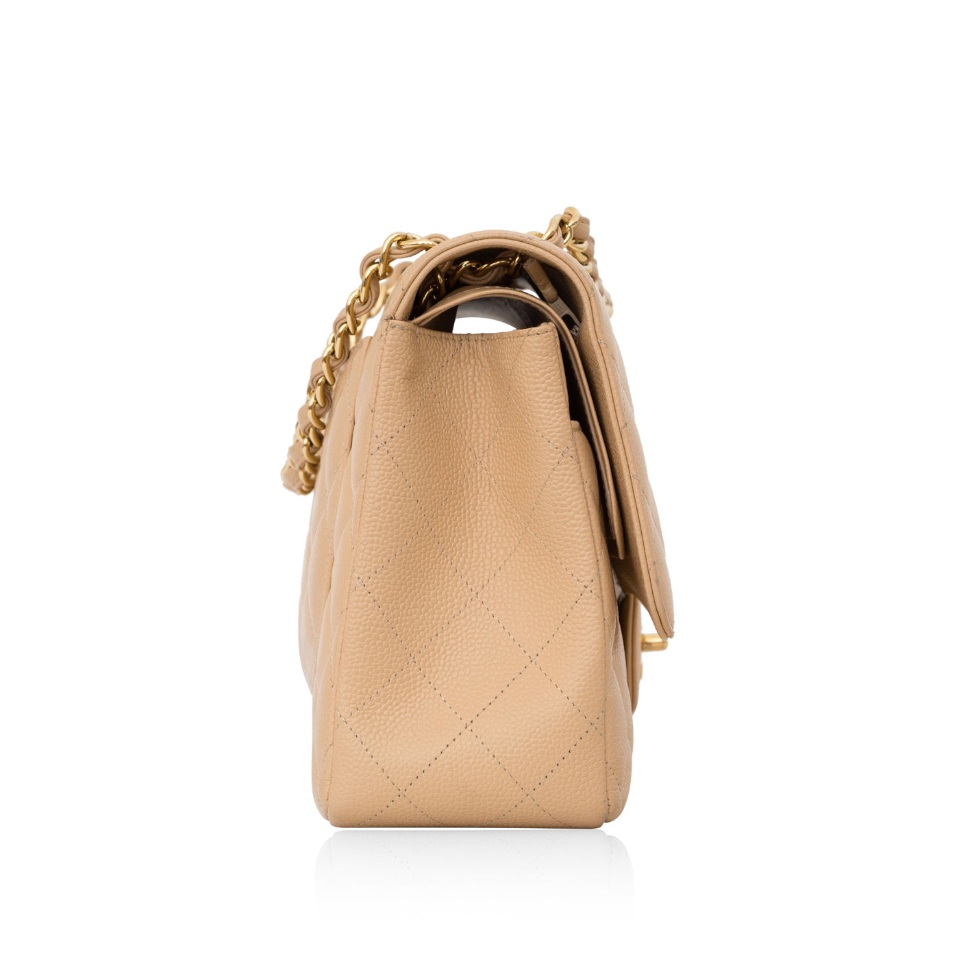 Chanel Classic Flap Lambskin Gold Shoulder Bag Style 102