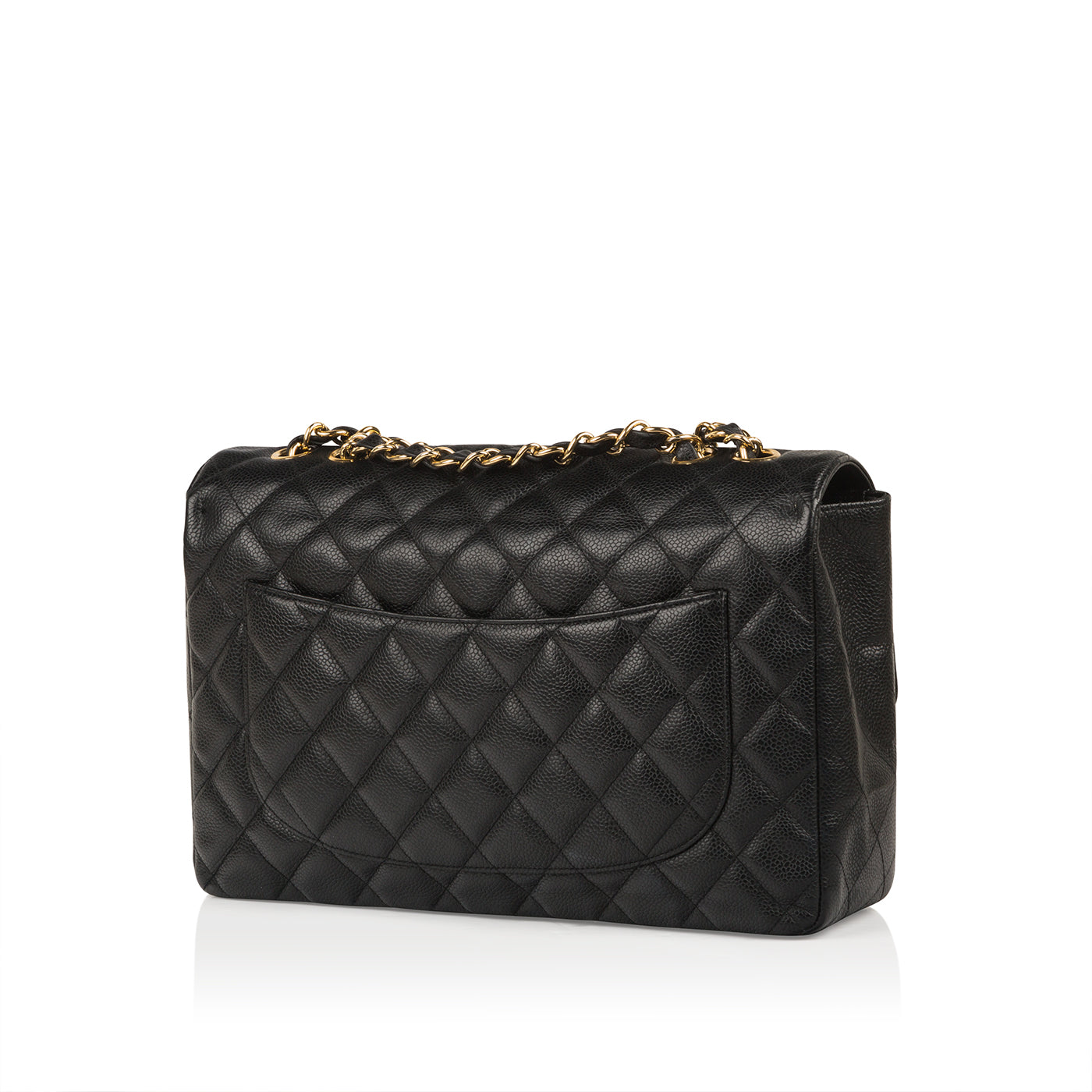 Chanel Classic Flap Caviar Black Shoulder Bag Style 65