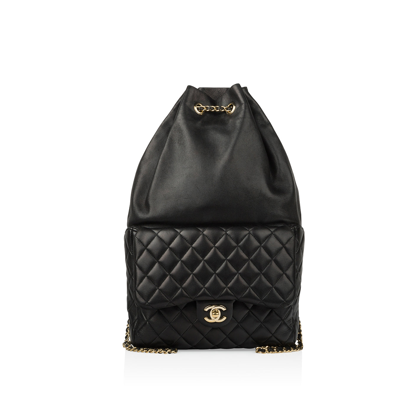 Chanel Timeless Lambskin Black Backpack Lambskin