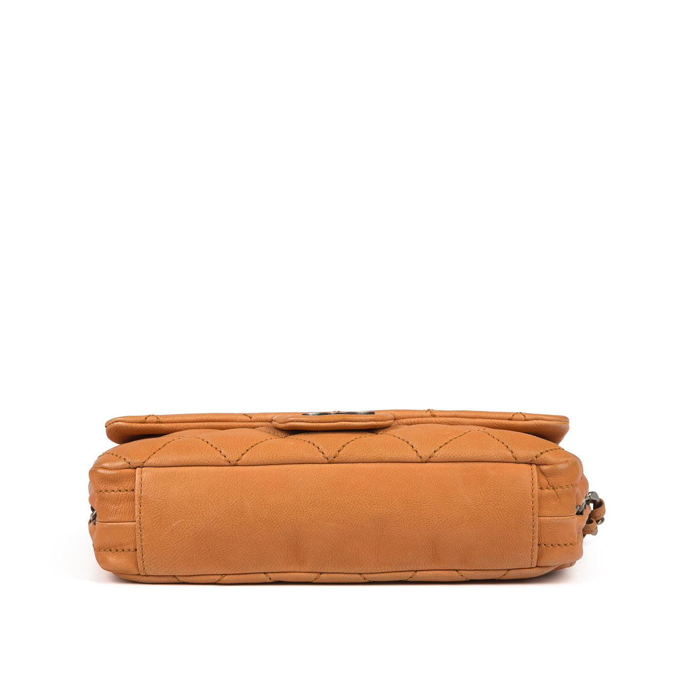 Chanel Classic Flap Leather Beige Shoulder Bag