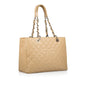 Chanel Timeless Caviar Silver Tote Bag Style 3