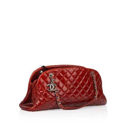 Chanel Timeless Leather Silver Handbag Leather