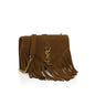Saint Laurent Suede Fringe Tassel Bag