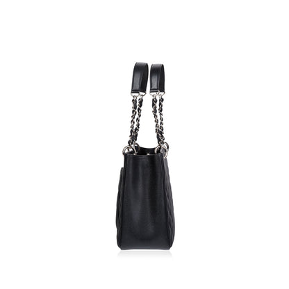 Chanel Timeless Caviar Black Tote Bag Style 15