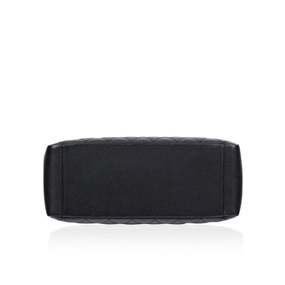 Chanel Timeless Caviar Black Tote Bag Style 15