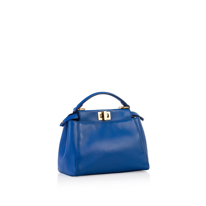 Fendi Peekaboo Leather Red Handbag Style 59