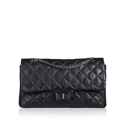 Chanel Classic Flap Lambskin Black Shoulder Bag Style 8